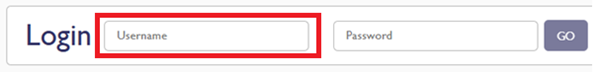 Login - User name